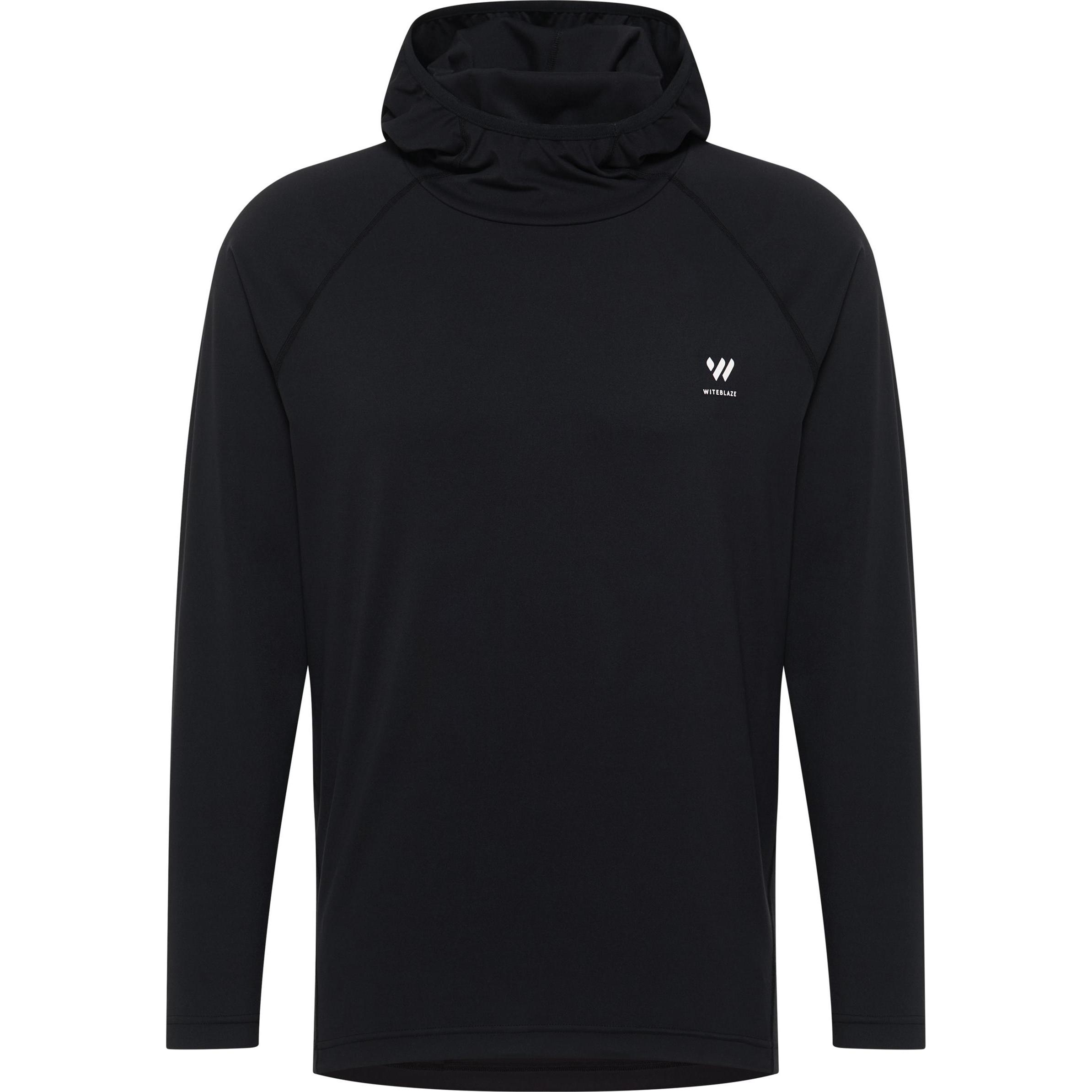 Witeblaze, Herren, Pullover, ANAKA Men"s long sleeve Shirt, schwarz XXL, Schwarz, (XXL)