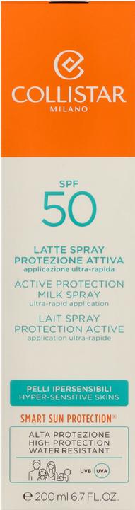 Actual product image Collistar Act Protecting Milk Sun Protection Factor 50 (Sun cream face, SPF 50, 200 ml)