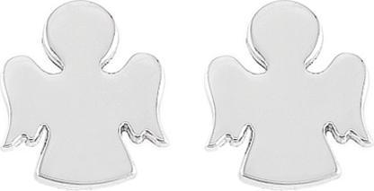 Actual product image Amen Pray & Love Angel Stud Earrings (925 silver)