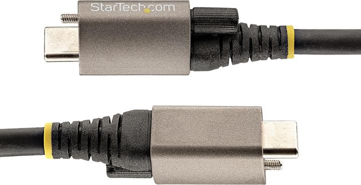 Image du produit StarTech .com 50,80cm (20") 50cm Top Screw Locking USB C Cable 10Gbps, USB 3.1/3.2 Gen 2 Type-C Cable, 100W ( (0.50 m, USB 3.2 Gen 2, 100 W)