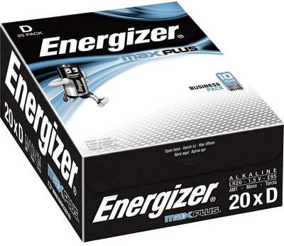 Image du produit Energizer Max Plus (20 pcs, D, 16000 mAh)