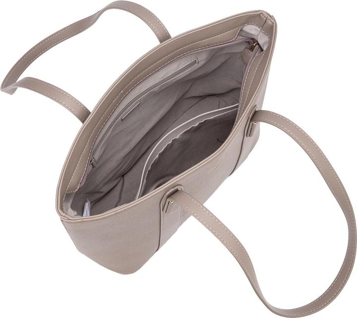 Actual product image David Jones **Damen Schultertasche - Elora Ultra Modell - Pu Vegan Leder** - 36.0 X 23.0 X 11.0 Cm