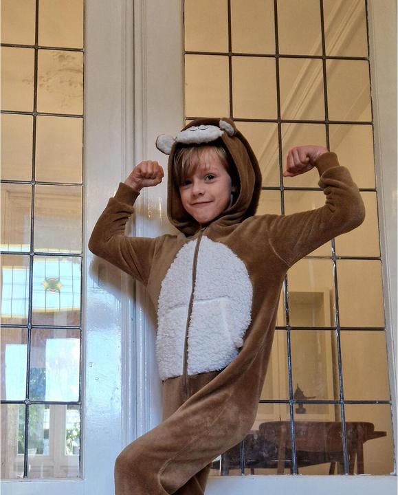 Image du produit La Redoute Collections Combinaison de lion avec capuche (104)