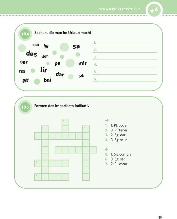 Produktbild Sprachrätsel Spanisch (Deutsch, Spanisch, 2025)
