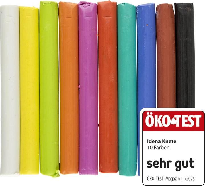 Actual product image Idena Plasticine 10 bars ass.
