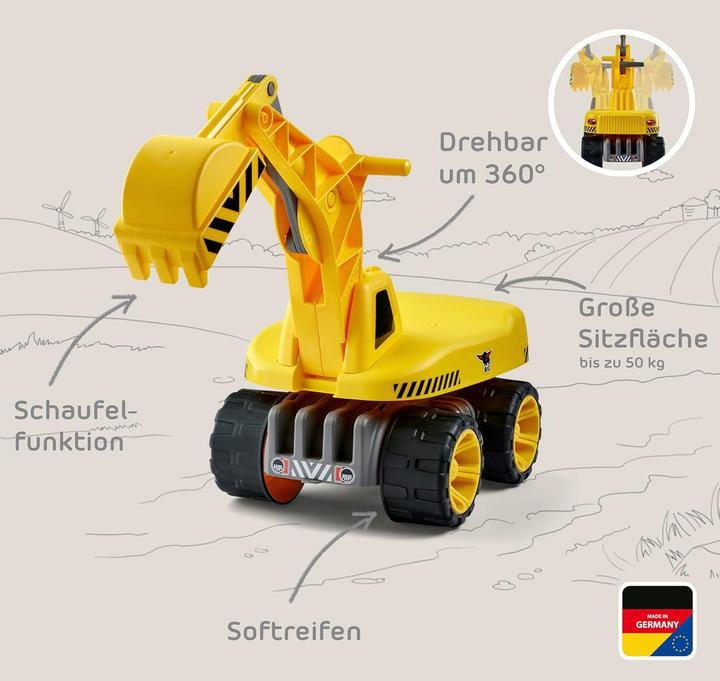 Produktbild BIG Baggerfahrzeug: Power-Worker Maxi-Digger