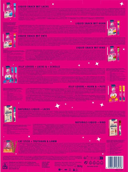 Actual product image Vitakraft Advent calendar for cats (Adult, Junior, 1 pcs., 363 g)