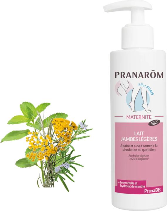 Produktbild Pranarom PranaBB Leichte Beine Schwangerschaft Bio (Körpermilch, 200 ml)