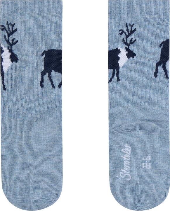 Image du produit Sterntaler Socken 3er Set Hirsch Blau Gr. 19-22 (Lot de 3, 19 - 22)