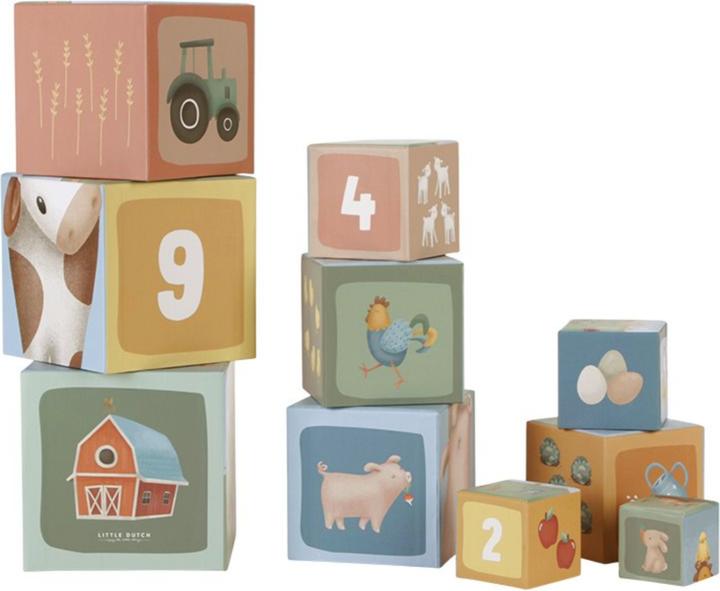 Little Dutch Blocs empilables Little Farm FSC