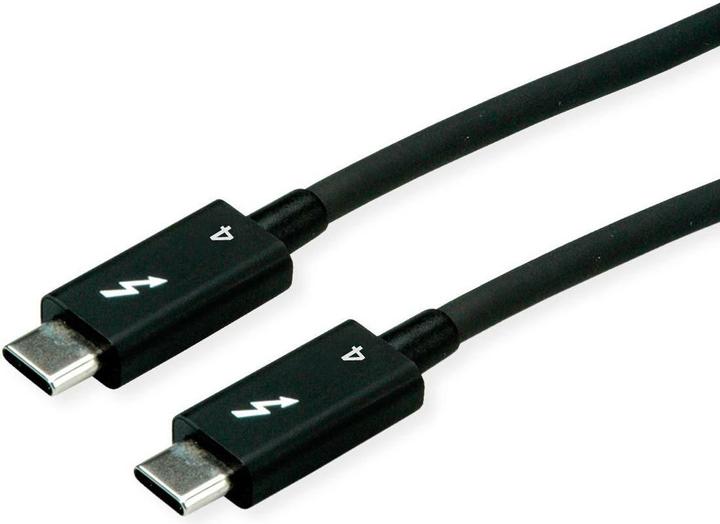Roline Thunderbolt 4 cable, C-C, 40G 100W, 8K30, passive, 1m (1 m, USB 3.2 Gen 1, 100 W)