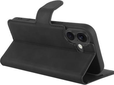 Produktbild Just in Case PU-Leder Premium Book Hülle Schwarz Apple iPhone 17 (Apple iPhone 17)