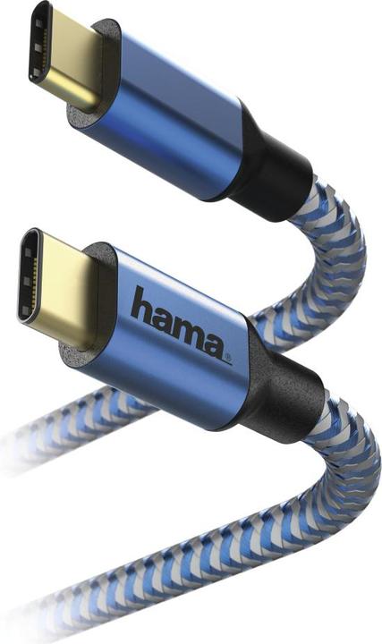Actual product image Hama USB-C - USB-C Reflective (1.50 m, USB 2.0)