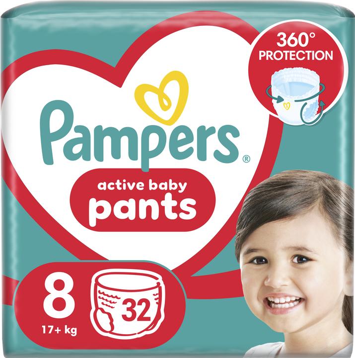 Actual product image Pampers Pants (Size 8, Pack, 32 pcs.)