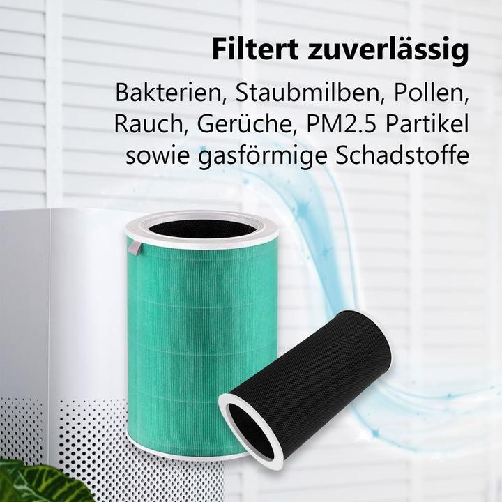Immagine prodotto Hermex Set di filtri alternativi HEPA e a carboni attivi per il purificatore d'aria Xiaomi Mi 3C (1 x)