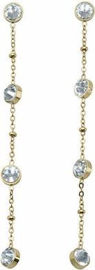 Immagine prodotto Crystalp Orecchini lunghi in acciaio con cristalli 42158.EG