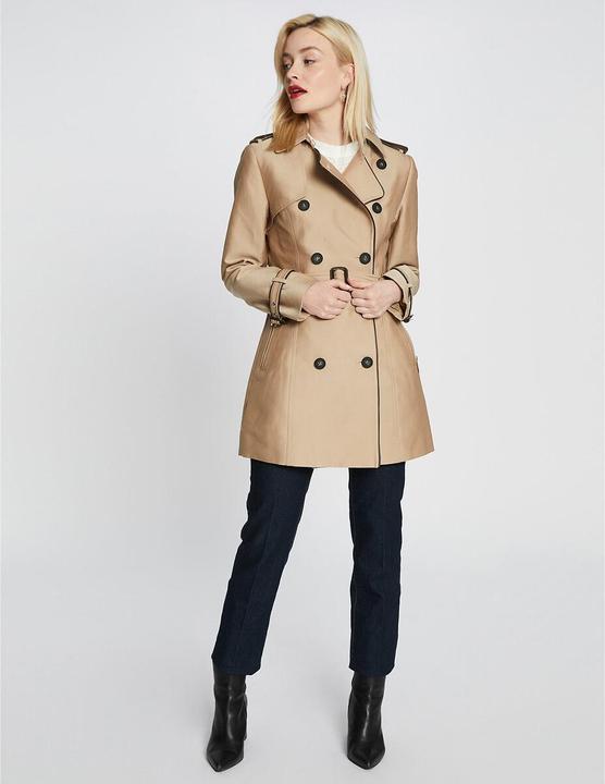Actual product image Morgan Mid-Length Double-Breasted Trench Coat