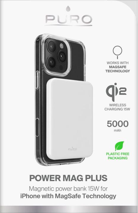 Actual product image Puro Power Mag Plus (5000 mAh, 20 W)