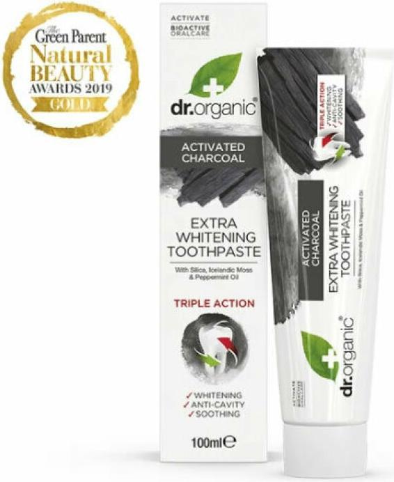 Image du produit Dr. Organic CARBÓN pâtes de dientes 100 ml (100 ml)