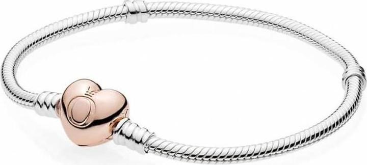 Immagine prodotto Pandora Bracciale con chiusura a cuore (20 cm, Argento)