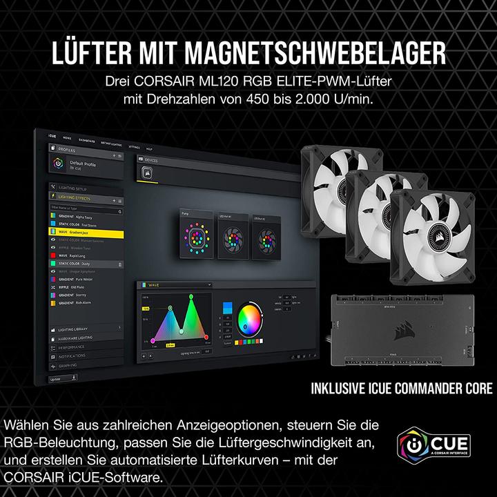 Productafbeelding Corsair iCUE H150i Elite
