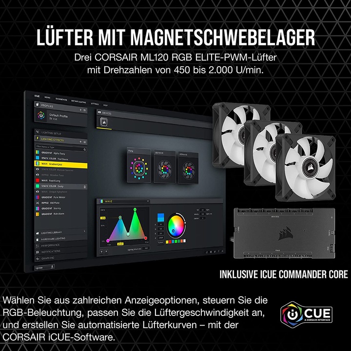Produktbild Corsair iCUE H150i Elite