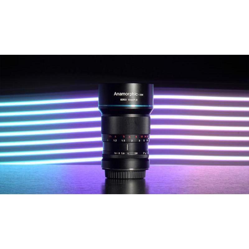 Thumbnail - Sirui 50mm f1.8 anamorphes Objektiv, X-Mount (Fujifilm X, APS-C / DX), Objektiv, Schwarz