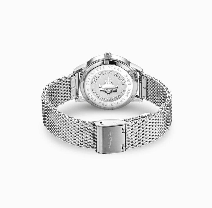 Produktbild Thomas Sabo Damenuhr Spirit Cosmos Sternenhimmel silber (Analoguhr, 33 mm)