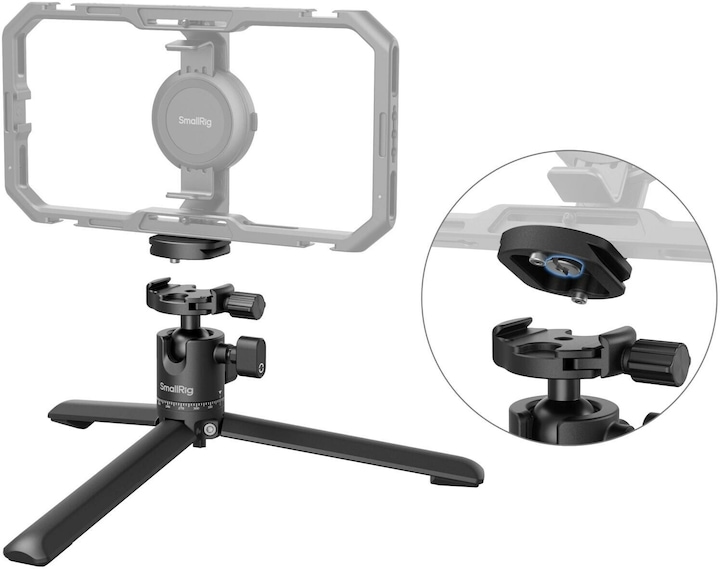 Produktbild SmallRig Tripod with Arca-Swiss Quick Release Plate and Panoramic Ball Head 4630 (Metall)