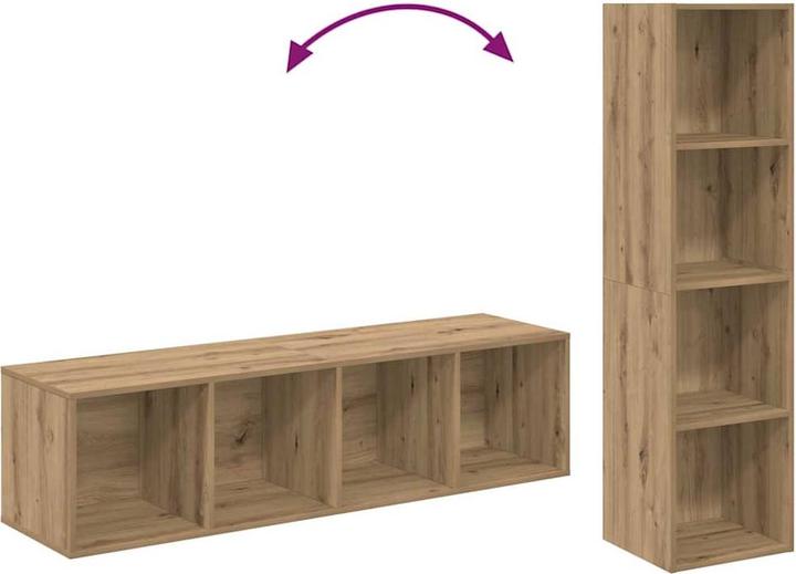 Produktbild vidaXL TV-Schrankset (37 x 37 x 142.50 cm)