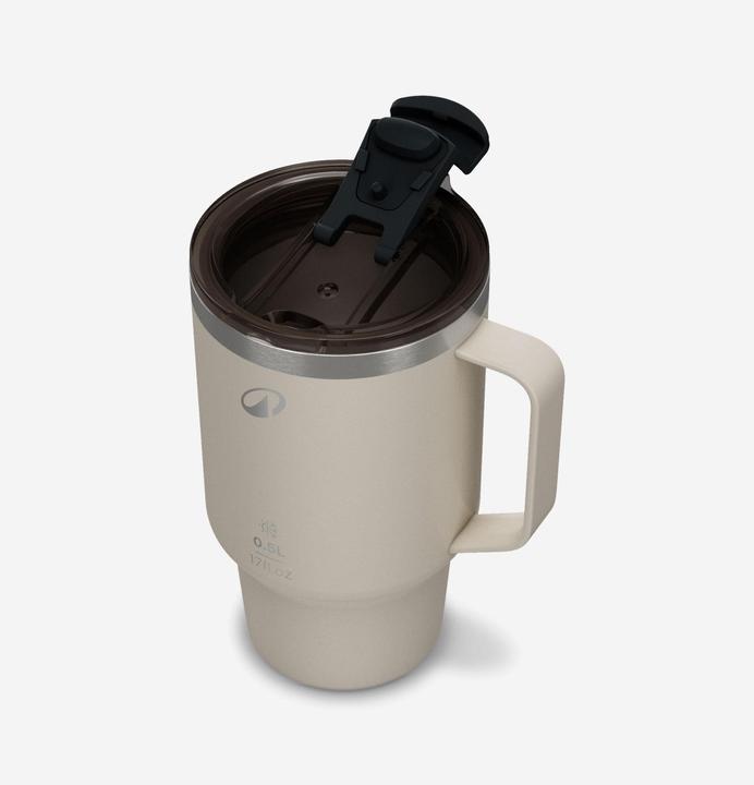 Immagine prodotto Quechua Trinkbecher isolierend Edelstahl Camping Wandern Trekking - Mug 900 0,5 l beige