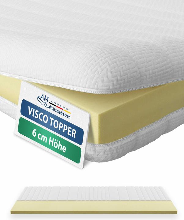 Image du produit AM Qualitätsmatratzen Visco Topper de base (200 x 200 cm)