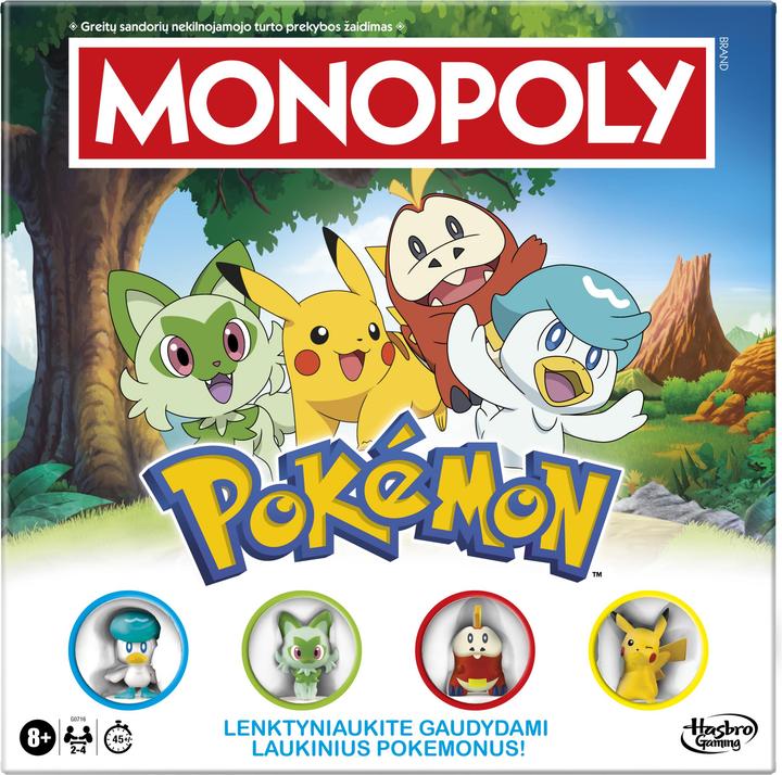 Produktbild Monopoly HAS MON boardgame Pokemon LT (Litauisch)