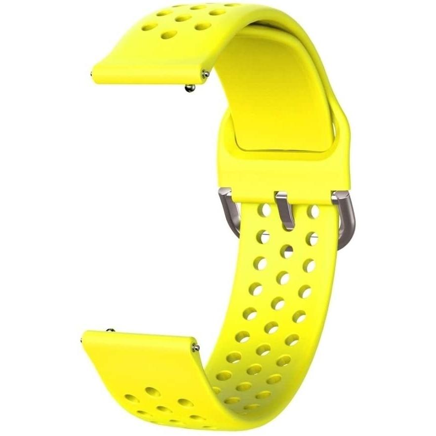 Thumbnail - Strap-it Silikonband (Silikon, Gear Sport), Uhrenarmband, Gelb