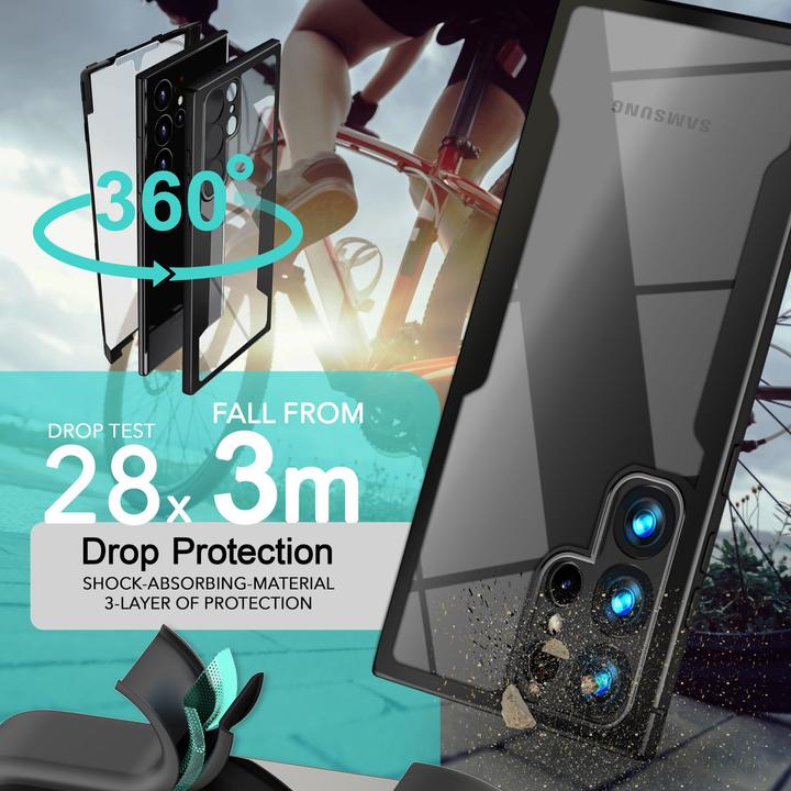 Produktbild Nalia Klare 360 Grad Hybrid Hülle (Samsung Galaxy S24 Ultra)
