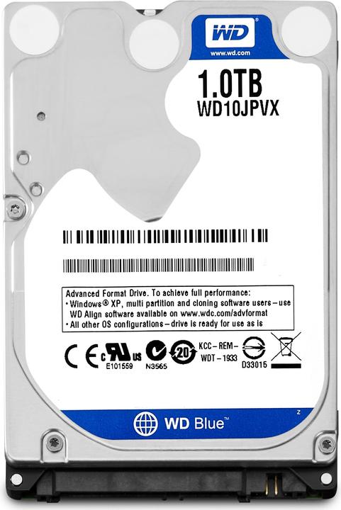 Produktbild WD WD10JPVX interne Festplatte 2,5" (1 TB)