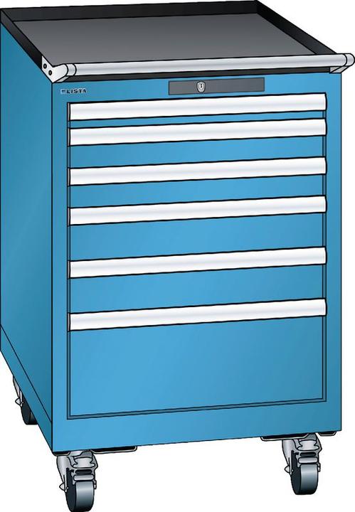 Actual product image Lista Drawer cabinet, width 564 mm, mobile (6x)