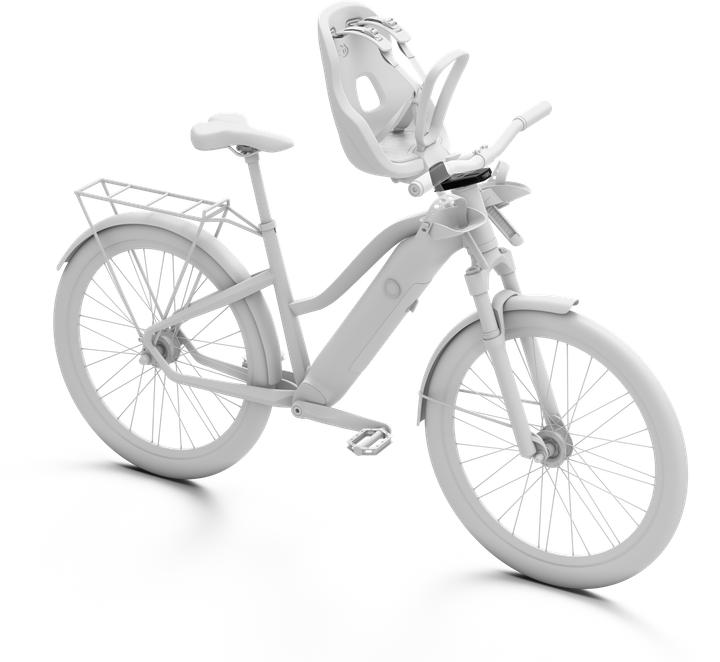 Actual product image Thule Zusatzhalter einzeln zu Yepp Mini (Bike frame)