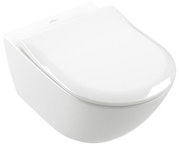 Produktbild Villeroy & Boch Subway 2.0 WC-Sitz SlimSeat, mit Absenkautomatik und abnehmbaren Sitz