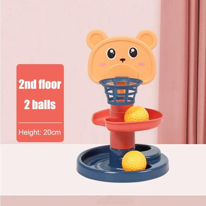 Produktbild Activity Board Babyspielzeug Schiebe Rolling Balls Pile Tower Stacking Early Educational Puzzle Drehen Spin Track