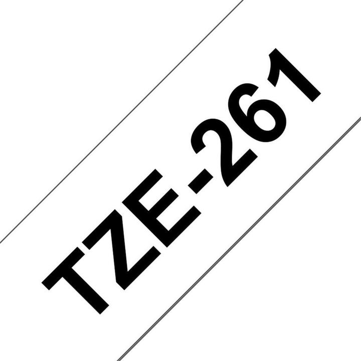 Produktbild Brother Tze-261 (3.60 cm, Schwarz, Weiss)