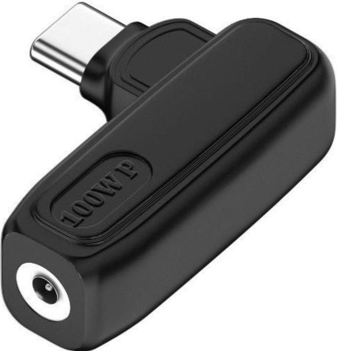 Produktbild PowerGuard L-Shape DC 3.0 x 1.1 mm auf USB-C Ladeadapter PD 100W (100 W)