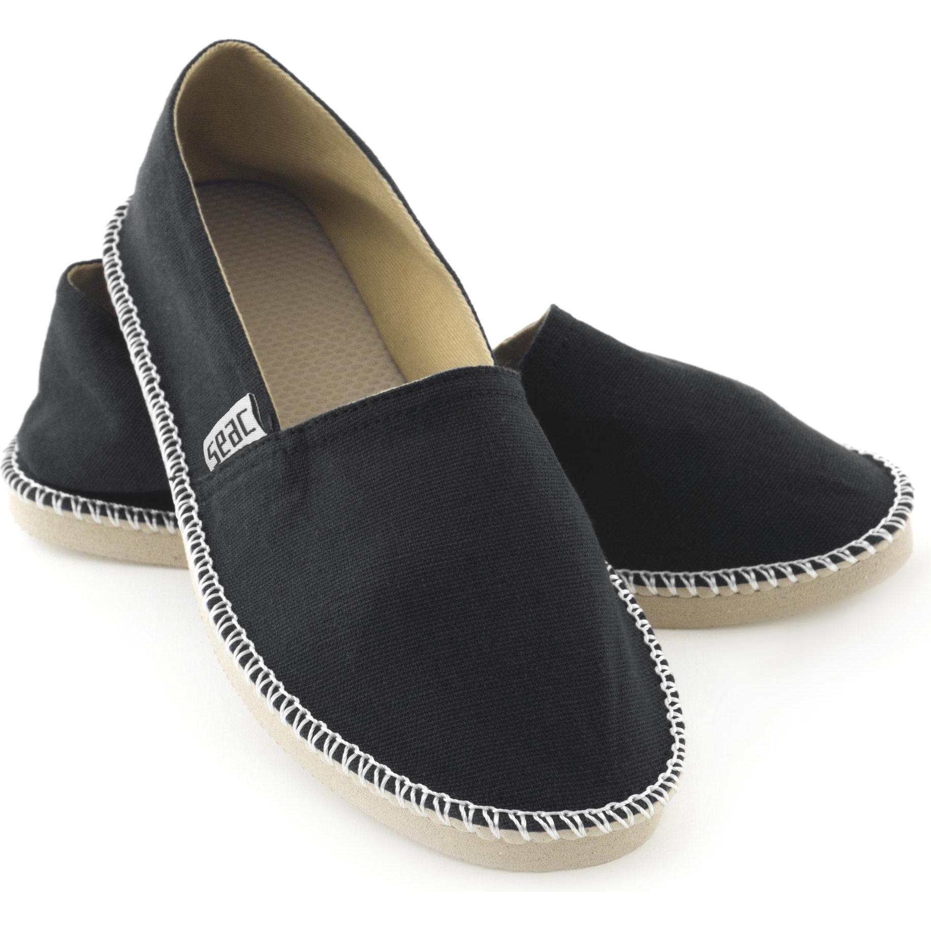 Seac, Herren, Espadrilles, Espadrilles Malaga Schwarz 41, Schwarz, (41)