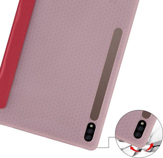 Produktbild MU Classic Dreifach faltbare Hülle mit Stylus Halterung (Galaxy Tab S7)