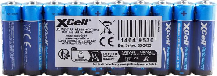 Actual product image XCell Alkaline MN2400/AA/LR03 (10 pcs., AA / LR6 / LR06 / Mignon / R6 / R14505, 2900 mAh)