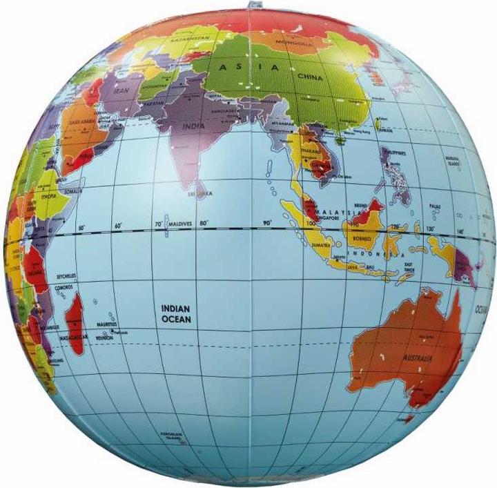Produktbild Brainstorm opblaasbare mega globe 50cm (50 cm)