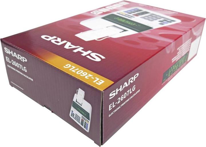 Actual product image Sharp Printing desk calculator EL-2607 LG (Batteries, Electrical connection)
