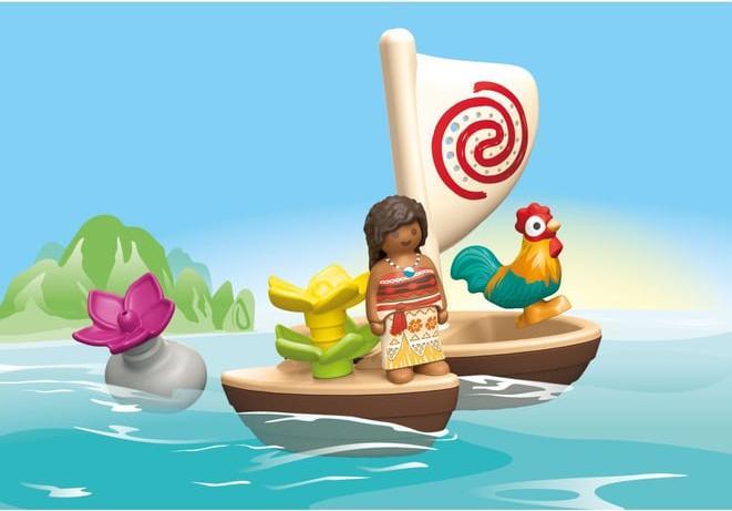 Image du produit Playmobil 1.2.3 & Disney : Vaiana Catamaran (71459, Playmobil Junior)