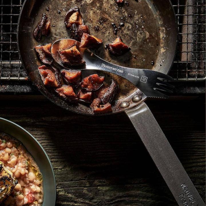 Actual product image LMF Spork stainless bulk