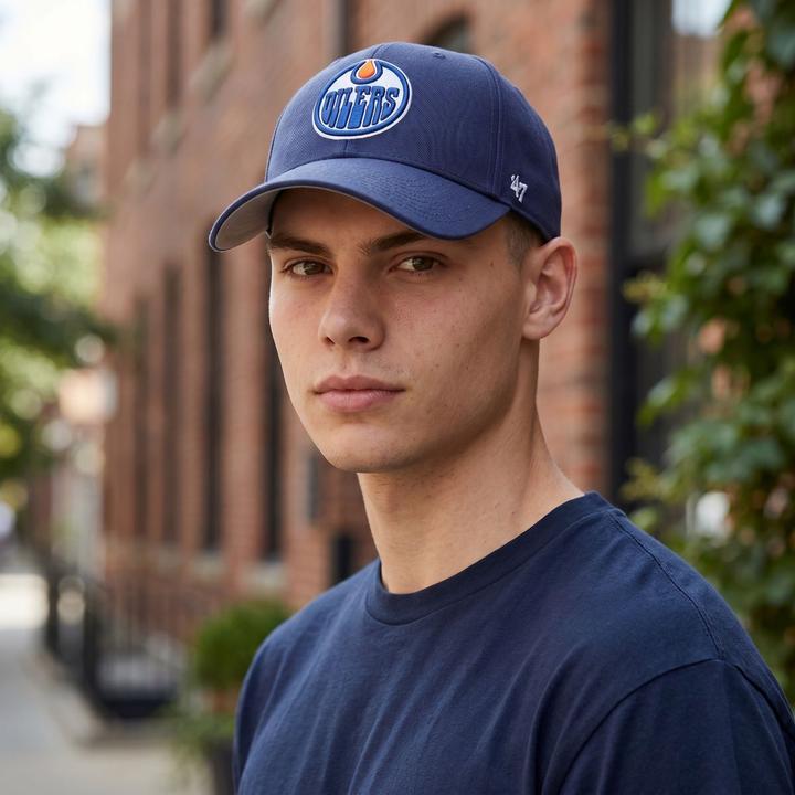 Produktbild 47 Brand Adjustable Cap - NHL Edmonton Oilers Hell Navy